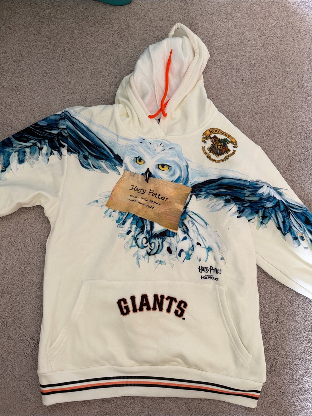 Harry Potter San Francisco Giants adult M hoodie